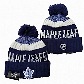 Toronto Maple Leafs Team Logo Knit Hat YD (1),baseball caps,new era cap wholesale,wholesale hats
